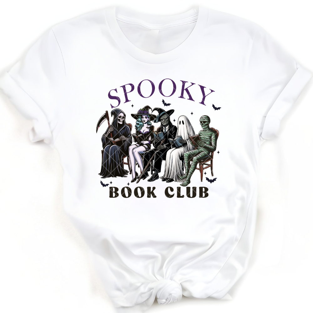 Spooky book club - Premium Graphic T-Shirt for Casual Wear