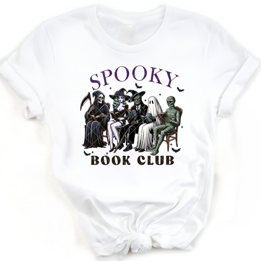 Spooky book club - Premium Graphic T-Shirt for Casual Wear
