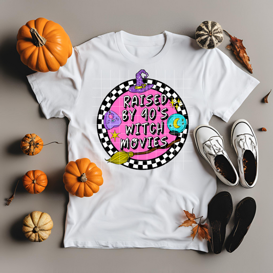 Raised By 90s Witch Movies T-Shirt