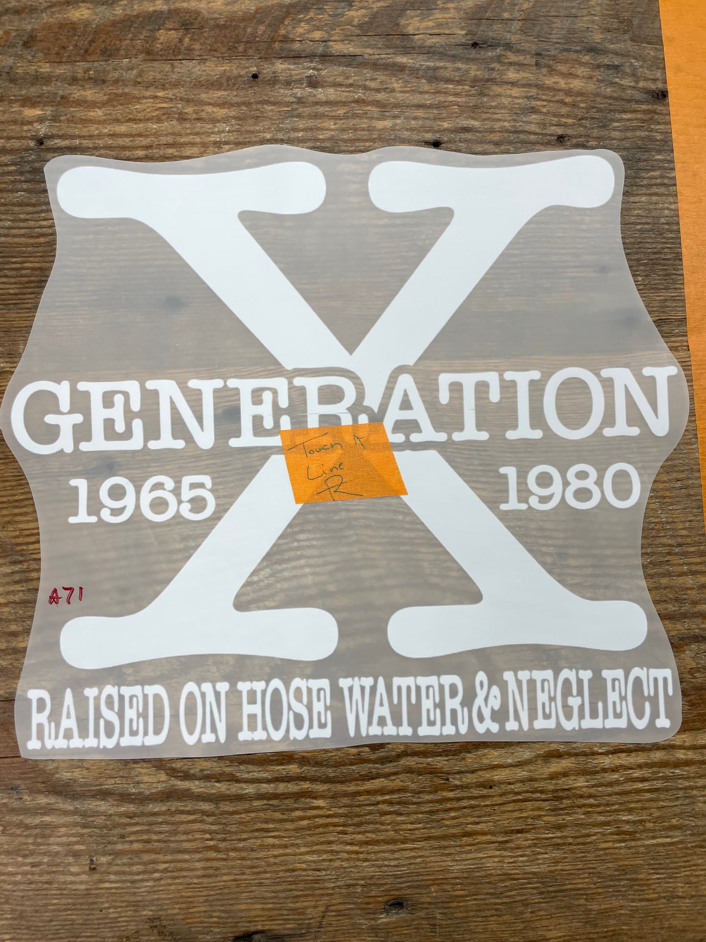 Generation x #A71 Discount Print