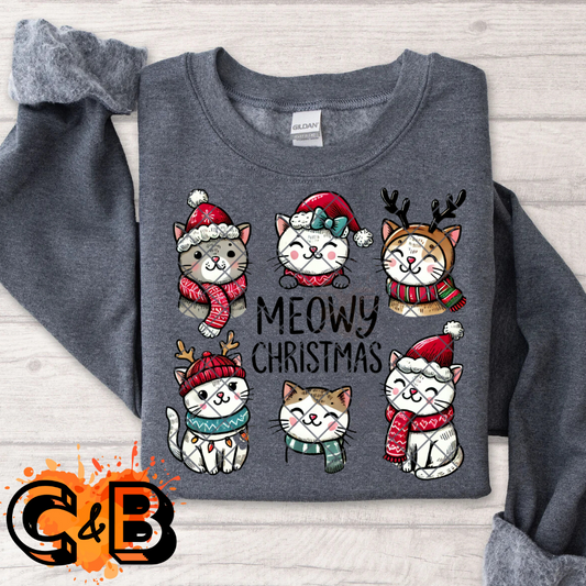 Meowy Christmas T-Shirt