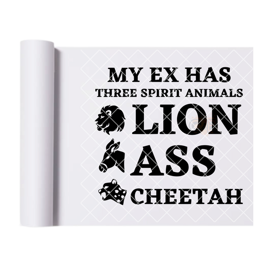 Three spirit animals DTF transfer-high quality transfer for printing