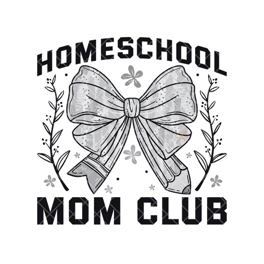 Homeschooler Mom Club PNG
