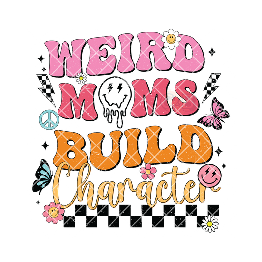 Weird moms build character PNG
