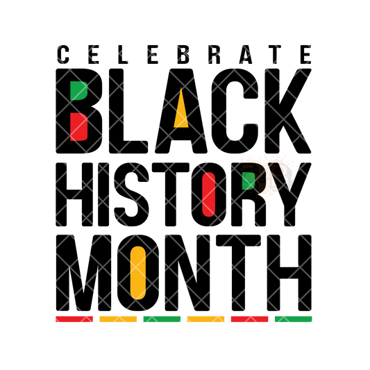 Celebrate black history PNG