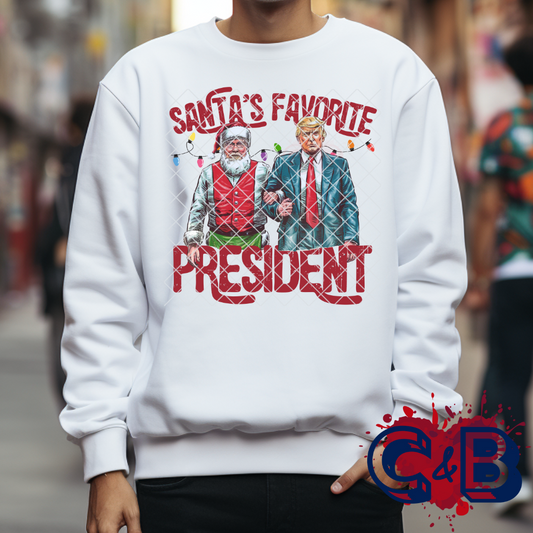 Santa’s Favorite President T-Shirt