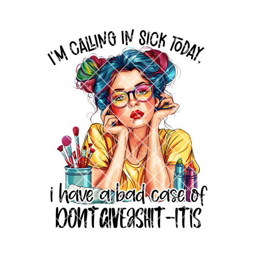 Calling out of work sick PNG