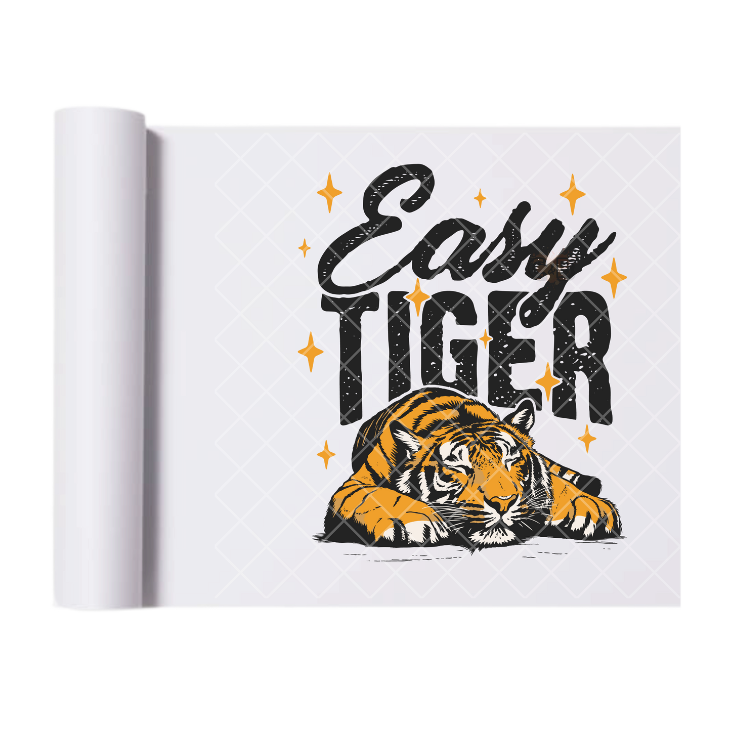 Easy Tiger - Direct Print Film Transfer for T-Shirts, Cotton, Polyester & Blends - High-Quality Print