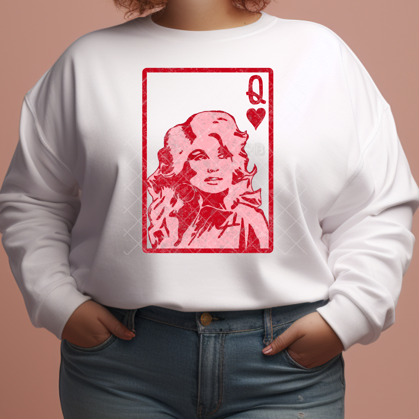 Hearts Card Dolly Parton - Premium Graphic Trendy T-Shirt for Casual Wear