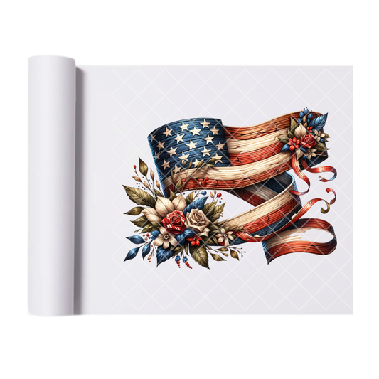 American Beauty Arrangement - Direct Print Film Transfer for Trendy T-Shirts, Cotton, Polyester & Blends - High-Quality Print