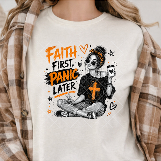 Faith First Gal - Premium Graphic T-Shirt for Casual Wear