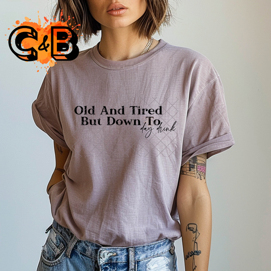 Old And Tired But - Premium Graphic T-Shirt for Casual Wear