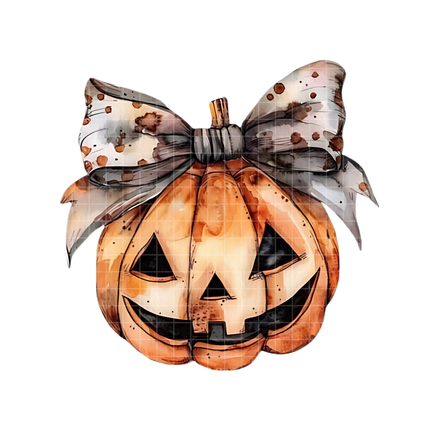 Jack-o’-lantern With Bow PNG