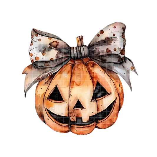 Jack-o’-lantern With Bow PNG