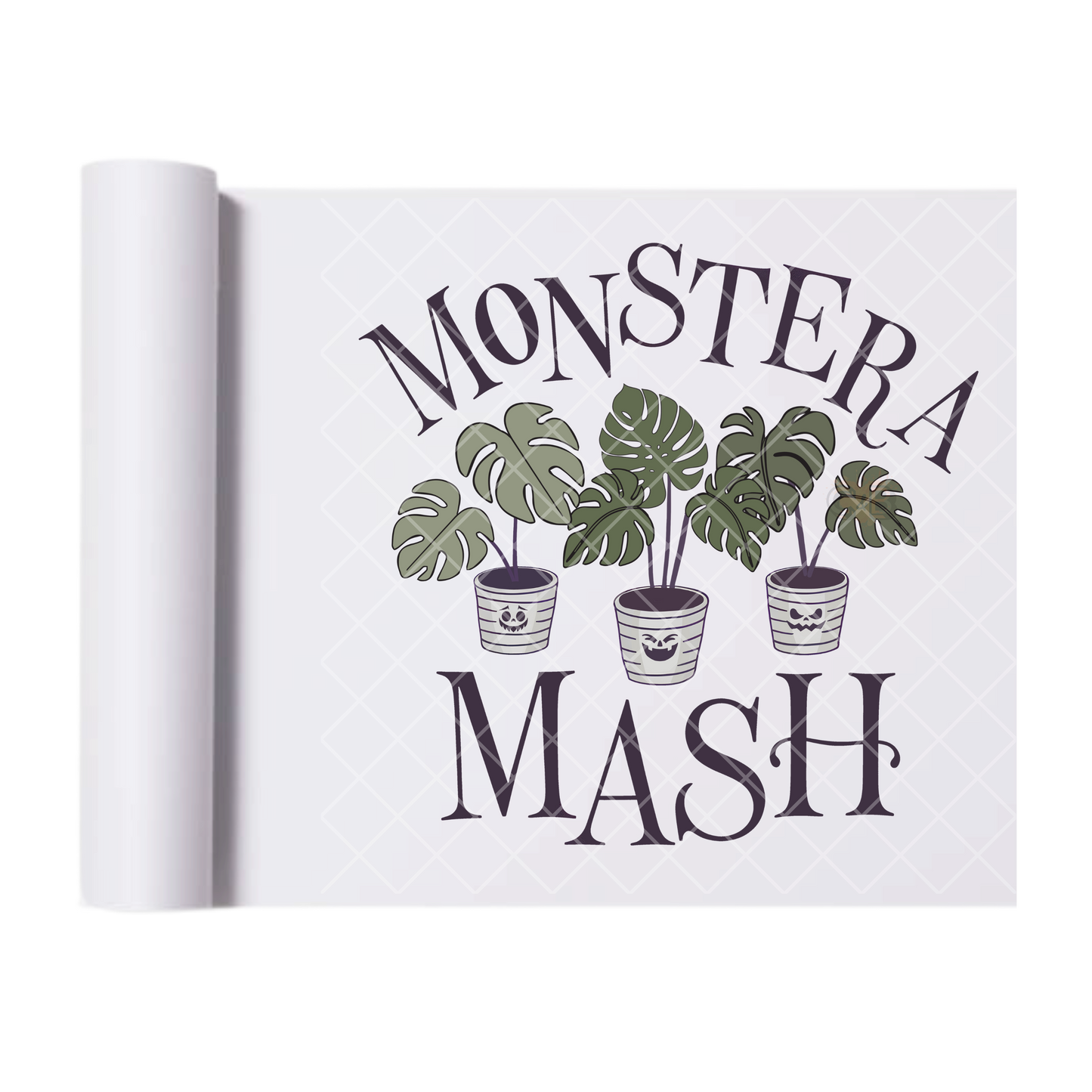 Monstera Mash - Ready To Press Print Transfer for Apparel, Cotton, Polyester & Blends - High-Quality Print- Commercial Grade