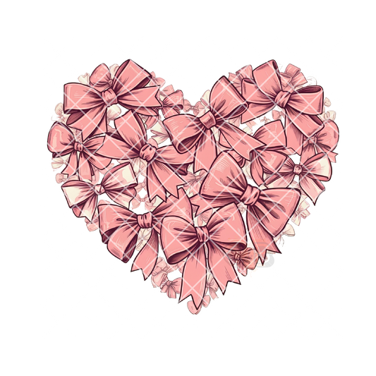 Bow made with overlapping bows PNG