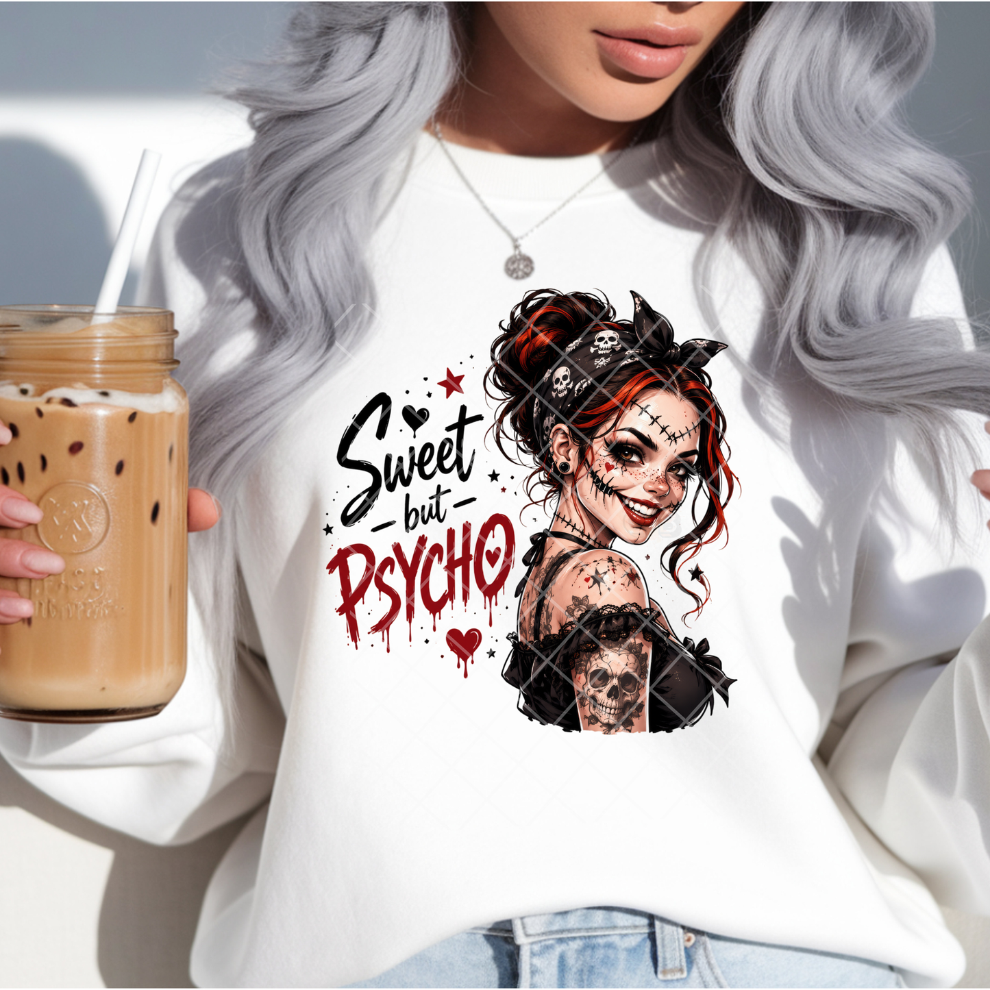 Sweet But Psycho Babe - Premium Graphic T-Shirt for Casual Wear