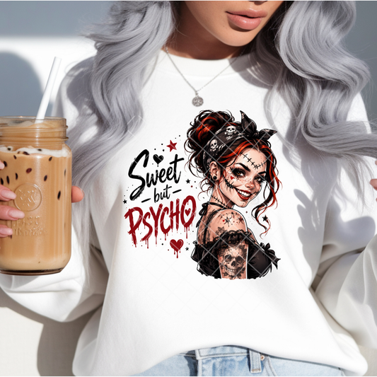 Sweet But Psycho Babe - Premium Graphic T-Shirt for Casual Wear