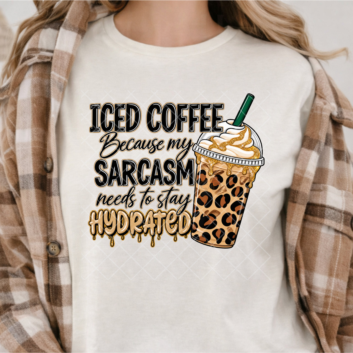 Iced Coffee Sarcasm T-Shirt