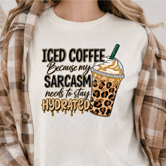 Iced Coffee Sarcasm T-Shirt