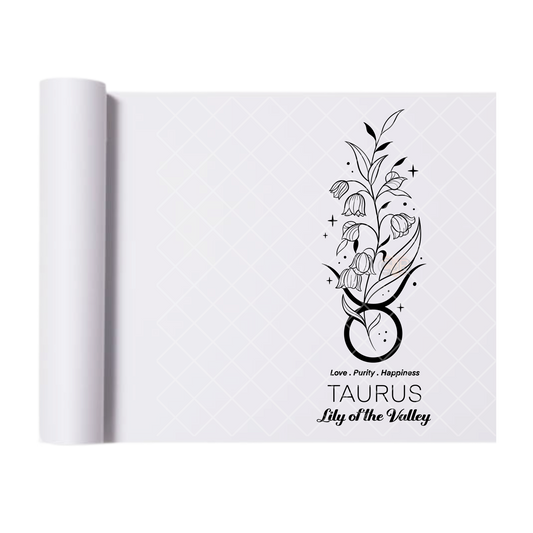 Taurus Lilly Of The Valley - Direct Print Film Transfer for T-Shirts, Cotton, Polyester & Blends - High-Quality Print