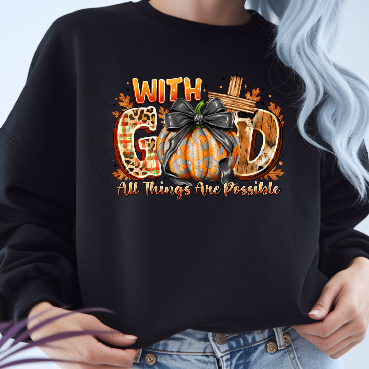 With God All Things - Premium Graphic T-Shirt for Casual Wear