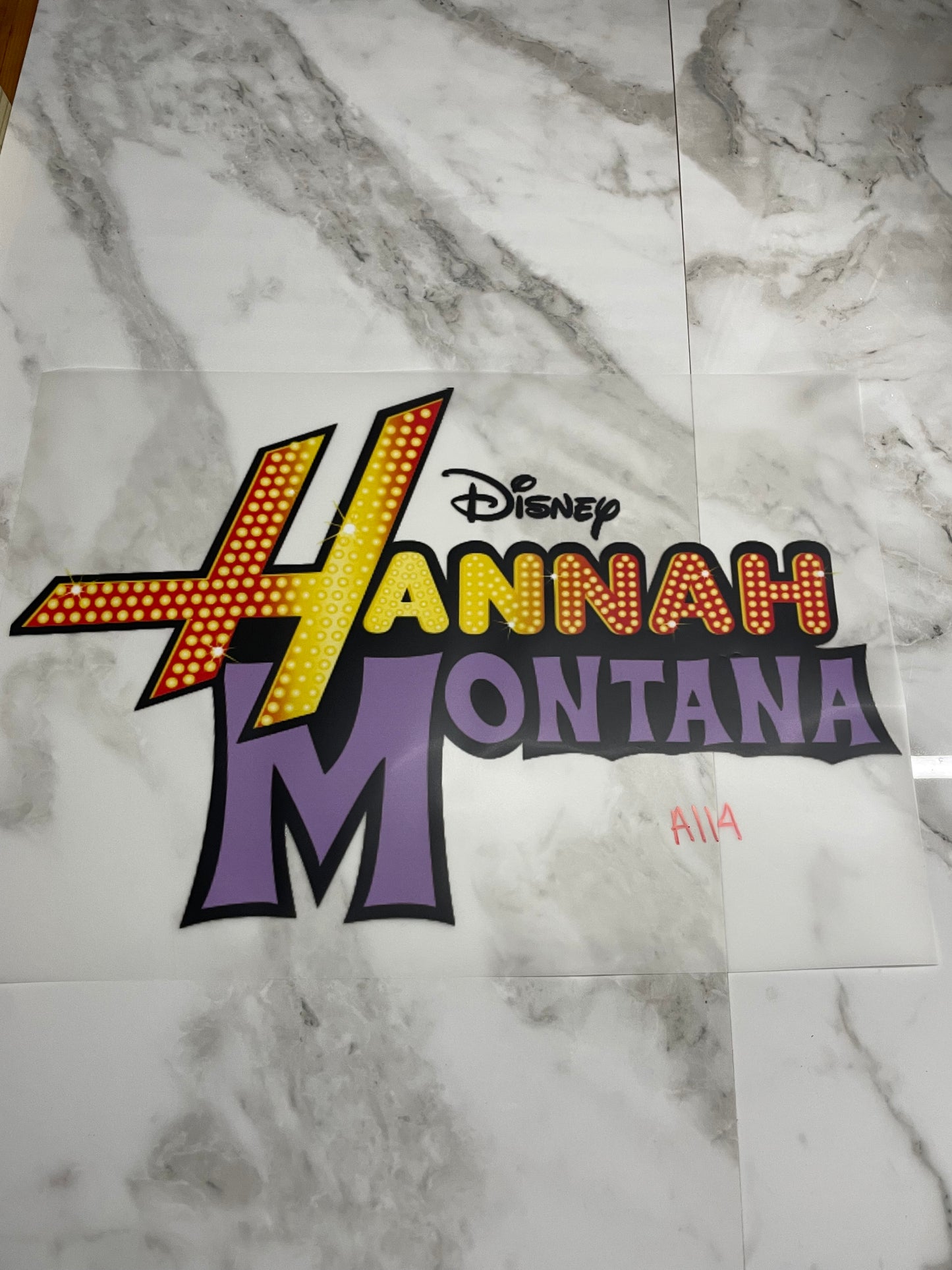 #A114 Hannah Montana Discount Print