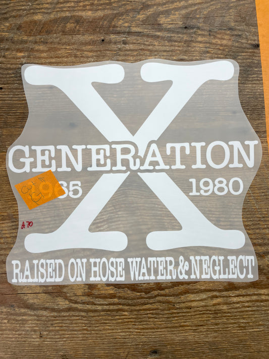 Generation x #A70 Discount Print