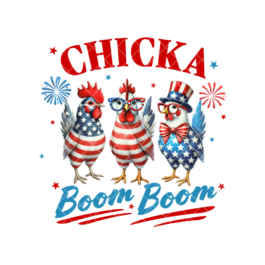 Chicka Boom Happy 4th PNG