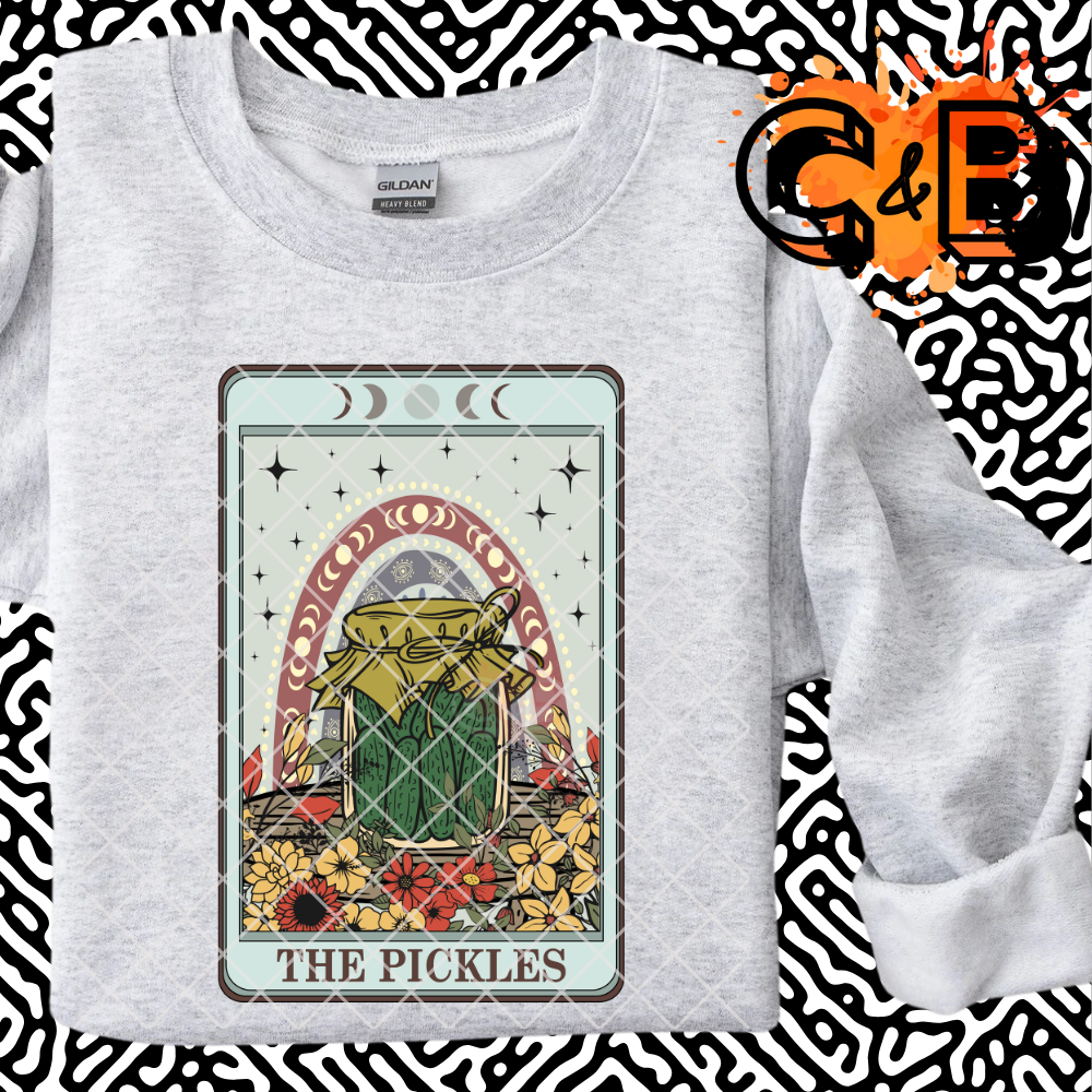 Pickle tara card DTF film t shirt transfer