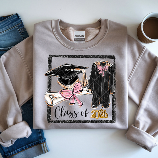 Class of 2026 - Premium Graphic T-Shirt for Casual Wear
