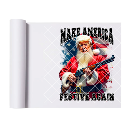 Make America Festive Again DTF Transfer