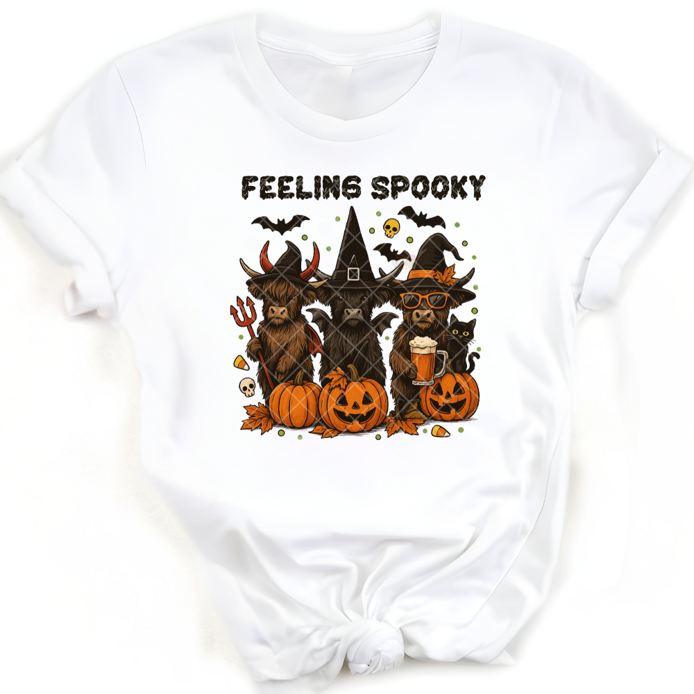 Feeling Spooky - Premium Graphic T-Shirt for Casual Wear