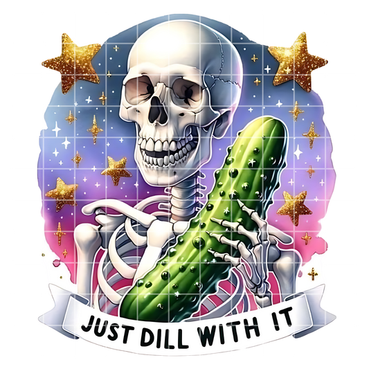 Just Dill With It Star Skeleton PNG