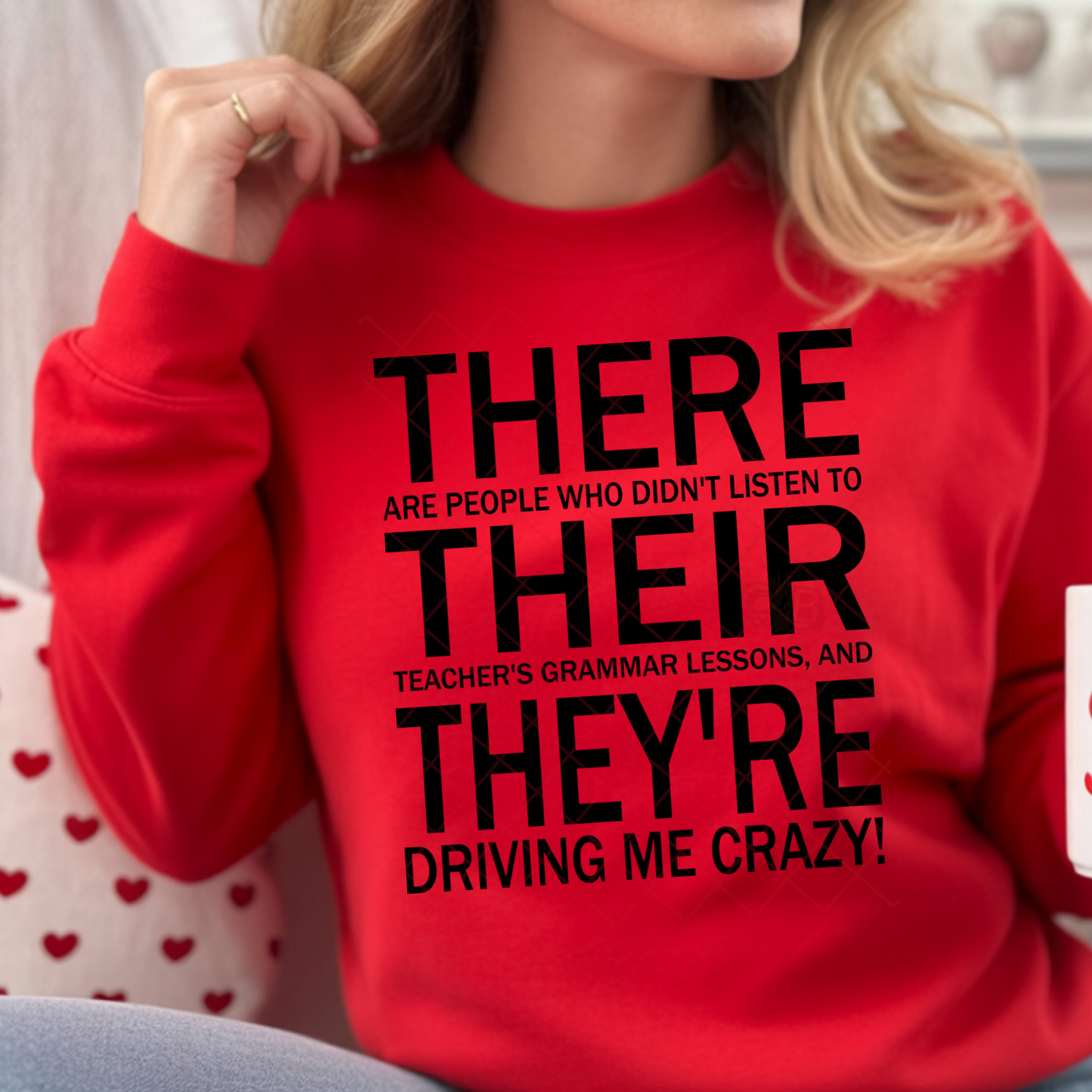 There Their They're - Premium Graphic T-Shirt for Casual Wear
