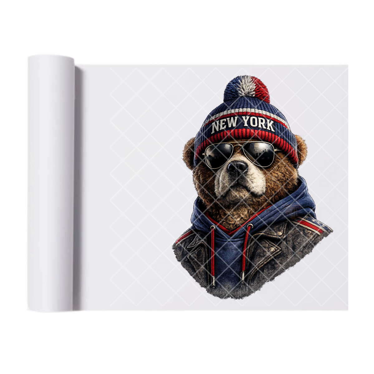 New York Football - Direct Print Film Transfer for T-Shirts, Cotton, Polyester & Blends - High-Quality Print