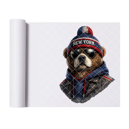 New York Football - Direct Print Film Transfer for T-Shirts, Cotton, Polyester & Blends - High-Quality Print