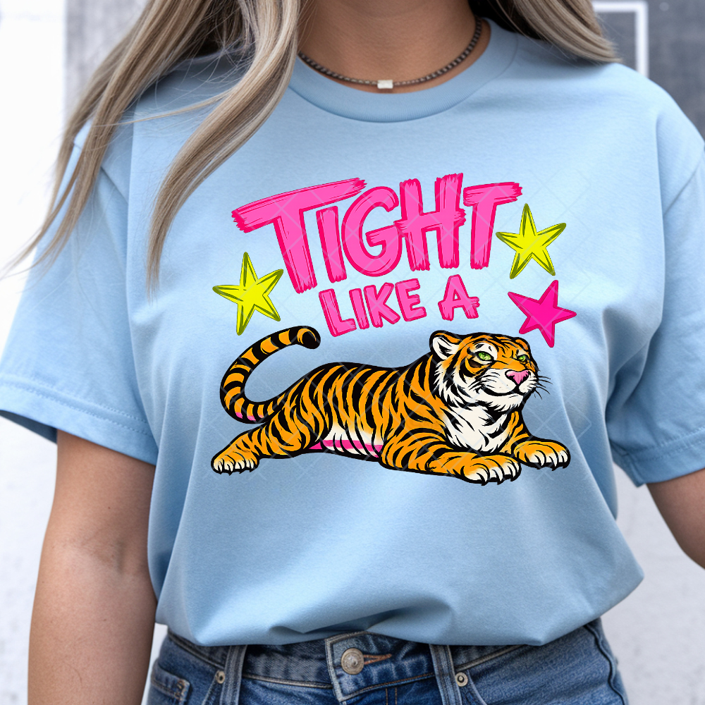 Tight Like A Tiger - Premium Graphic T-Shirt for Casual Wear