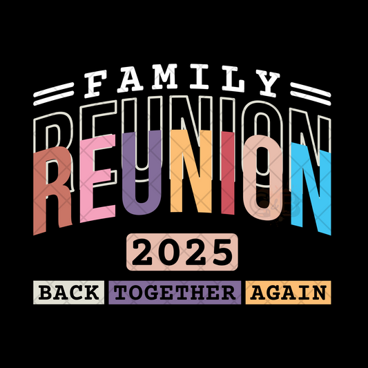 Family Reunion 2025 PNG
