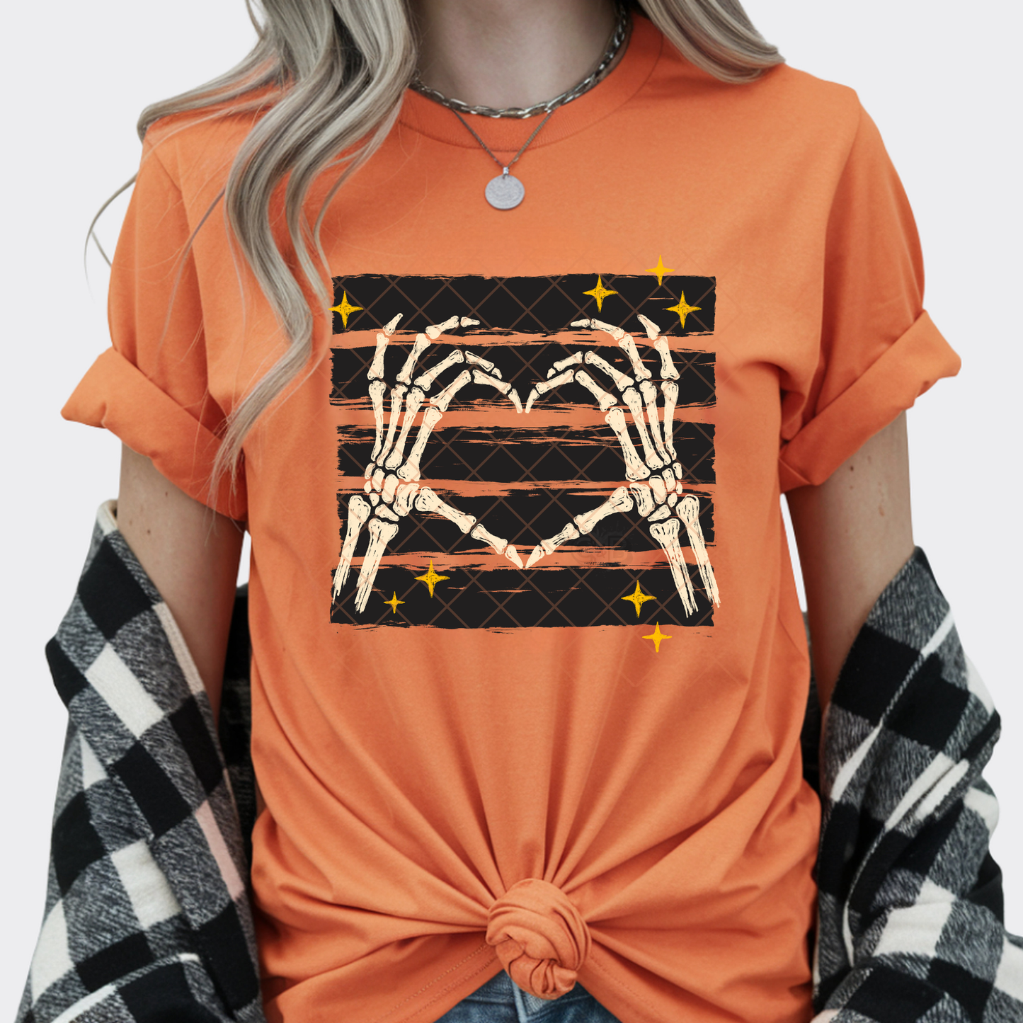 Halloween Finger Hearts - Premium Graphic T-Shirt for Casual Wear
