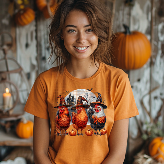 Rooster Witches T-Shirt