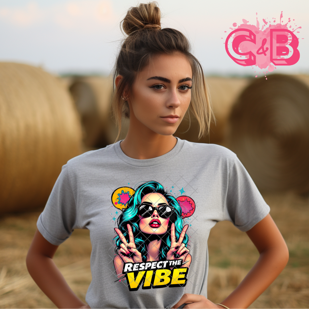 Respect the vibes babe PNG
