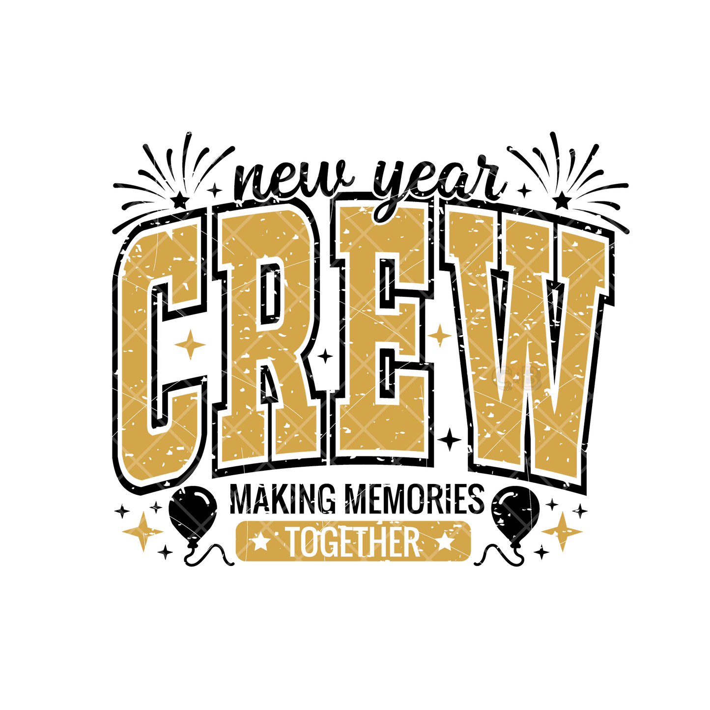 New Year Crew Memories PNG File
