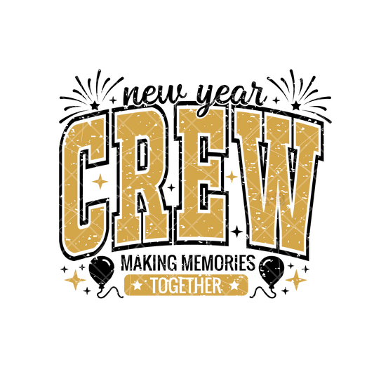 New Year Crew Memories PNG File