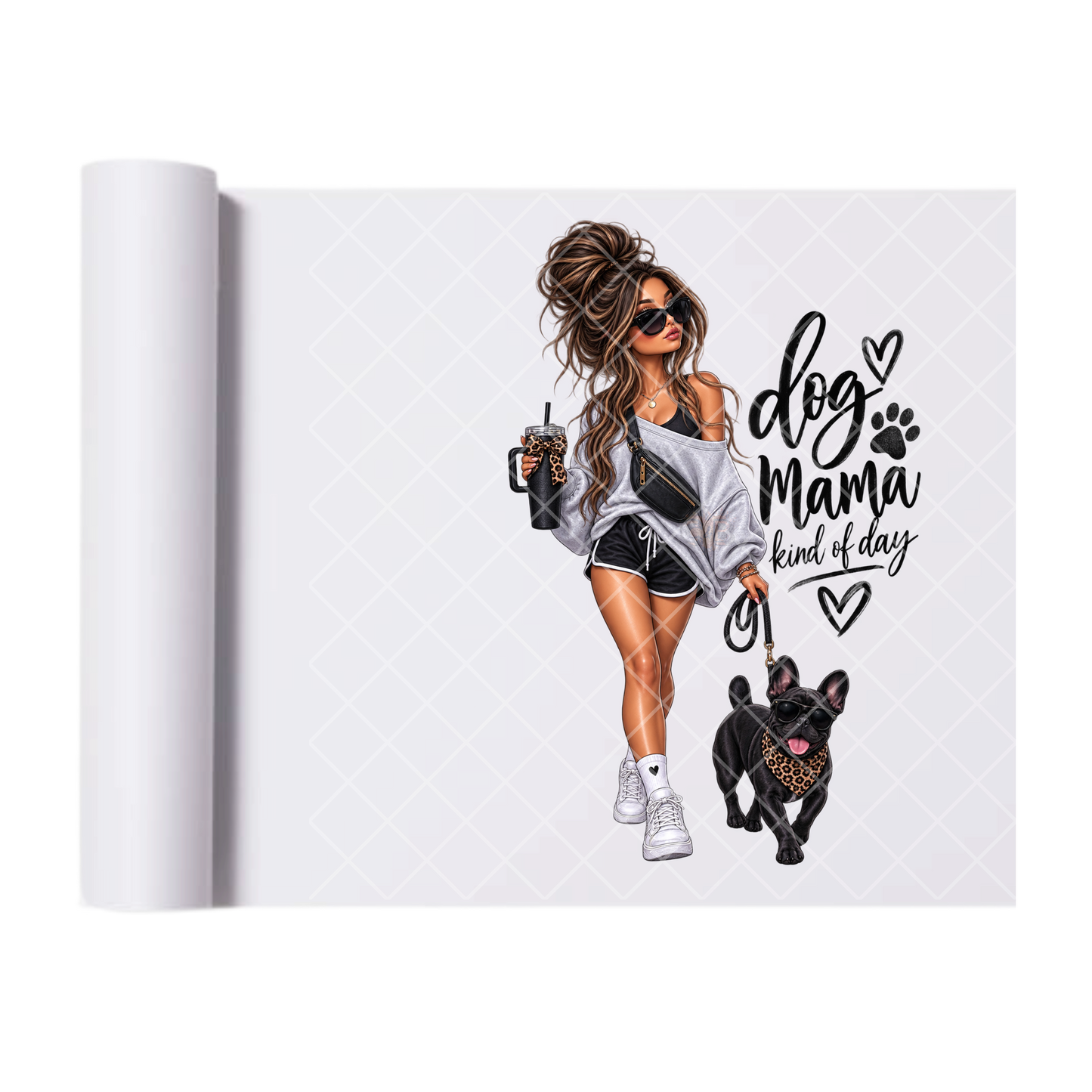 Dog Mama Frenchie - Premium Graphic T-Shirt for Casual Wear
