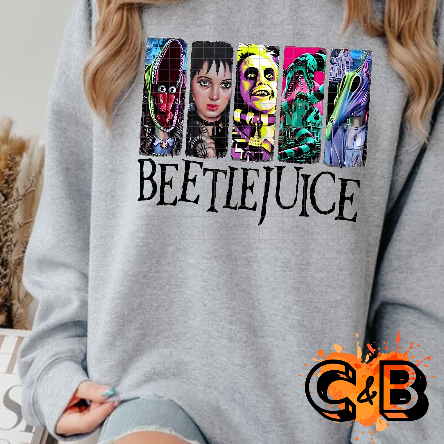 Beetlejuice Portrait Set T-Shirt