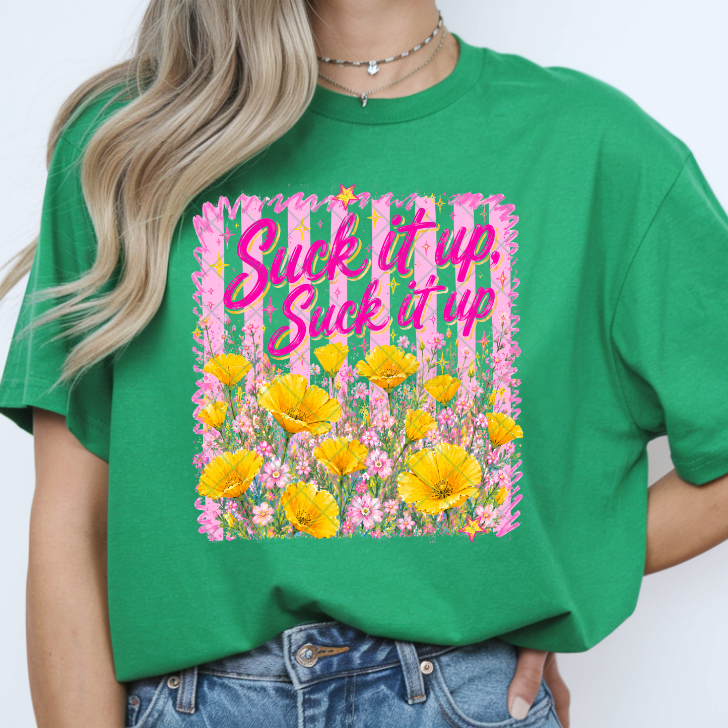 Suck It Up Lines - Premium Graphic T-Shirt for Casual Wear