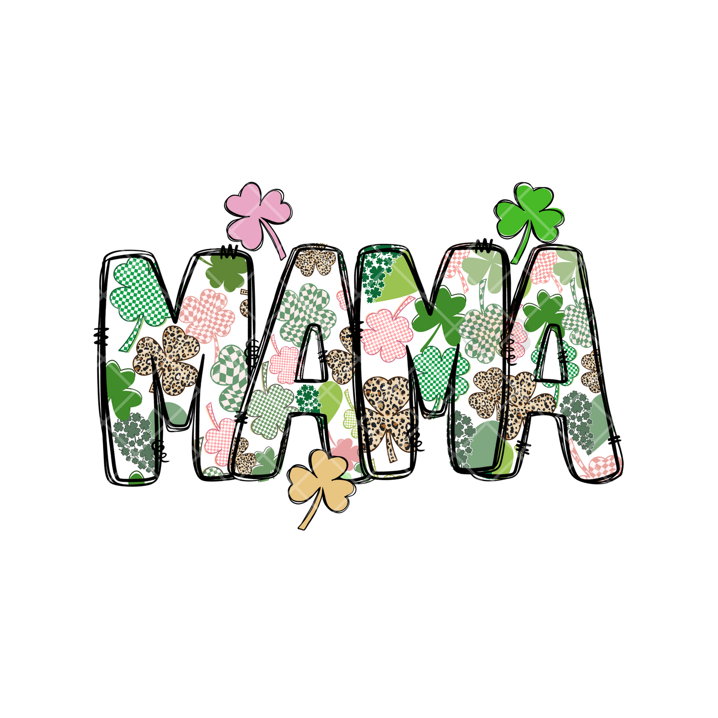 Mama Clover Imprinted PNG