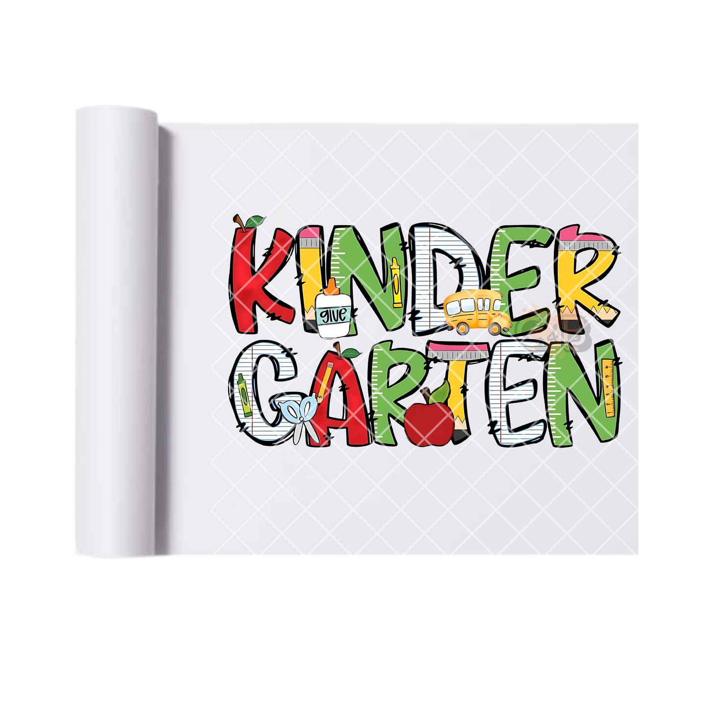 Kinder Garten Teacher Font DTF Transfer