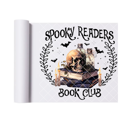 Spooky Readers Book Club DTF Transfer